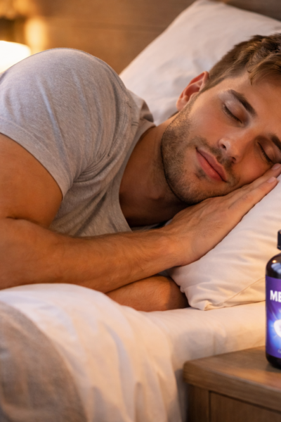 Sono tranquilo e dormindo bem com melatonina